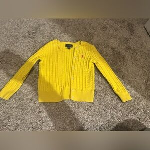 Polo Ralph Lauren Vibrant Yellow Knit Sweater